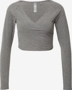 Only Play Hauts à Manches Longues T-shirt Fonctionnel BADIA Femme Gris Foncé