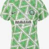 Nike Hauts Pratiques Fonctionnels T-shirt Fonctionnel Nigeria Pre-Match Femme Vert Clair