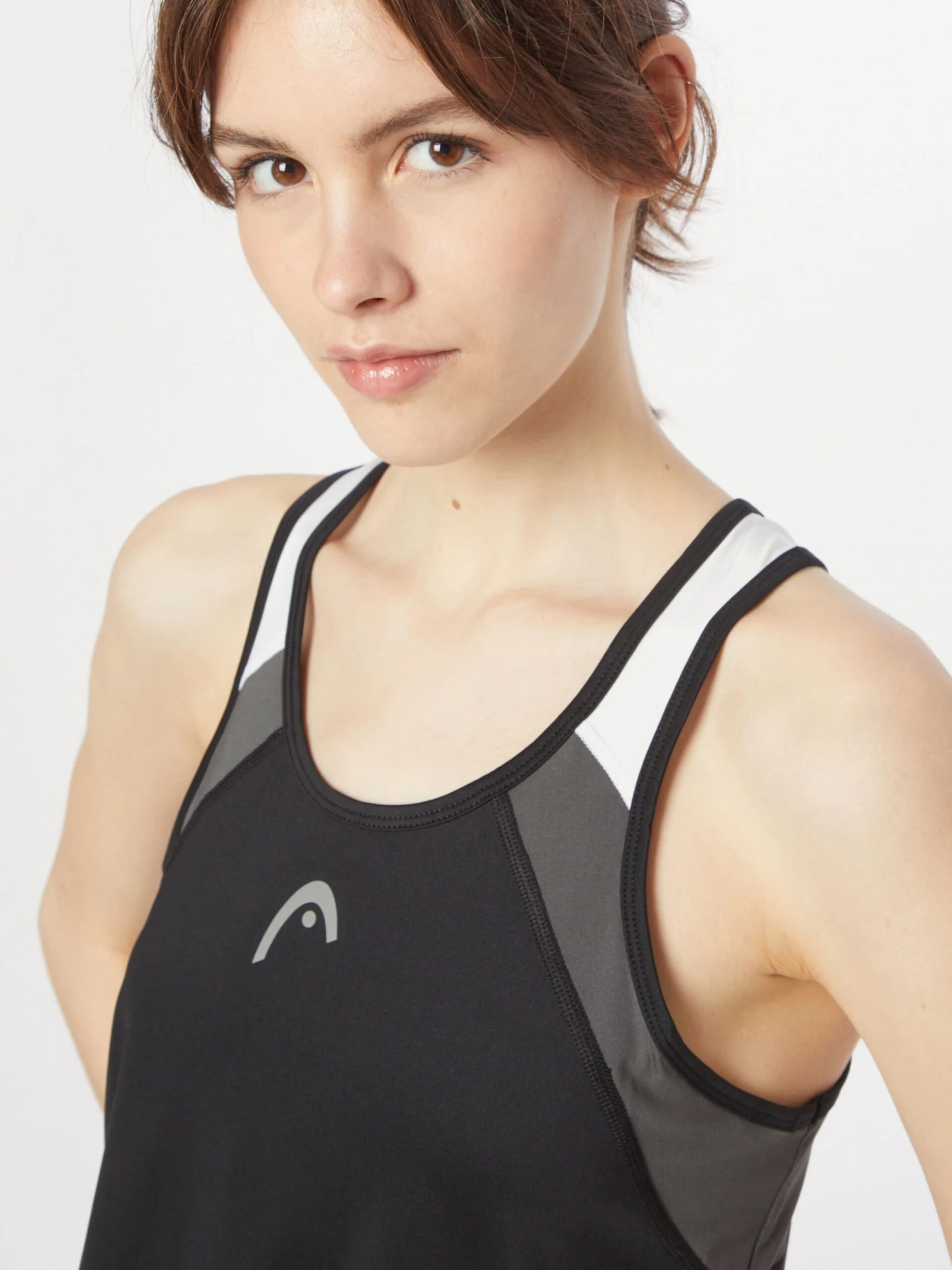 Head Maillots De Sport Haut De Sport Club 22 Femme Noir 2 Head Maillots De Sport Haut De Sport Club 22 Femme Noir – Image 2