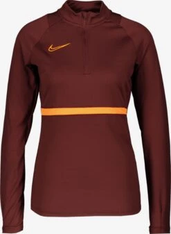 Nike Hauts à Manches Longues T-shirt Fonctionnel Academy Femme Marron