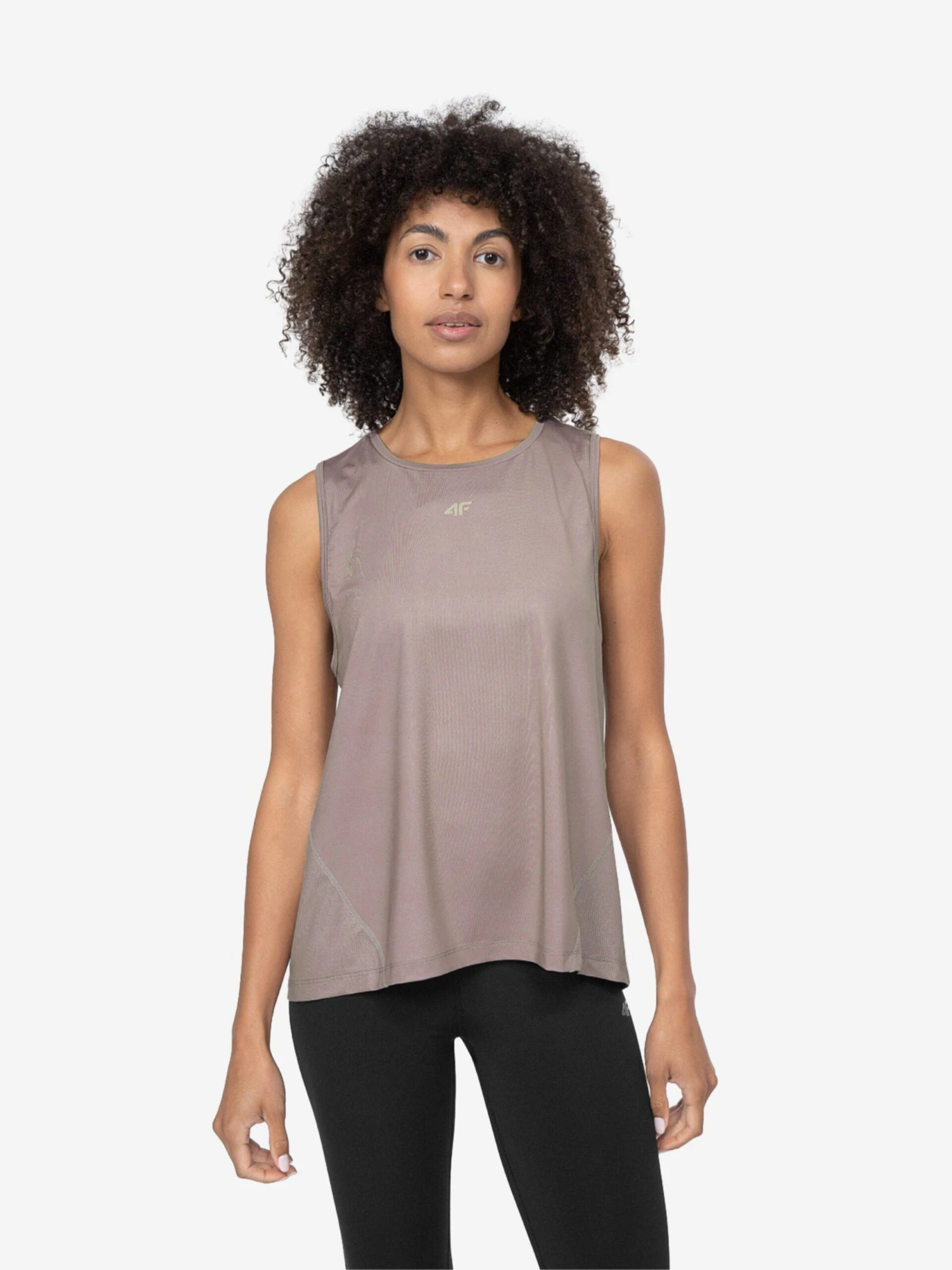 4F Hauts Pratiques Fonctionnels T-shirt Fonctionnel Femme Noisette 2 4F Hauts Pratiques Fonctionnels T-shirt Fonctionnel Femme Noisette – Image 2