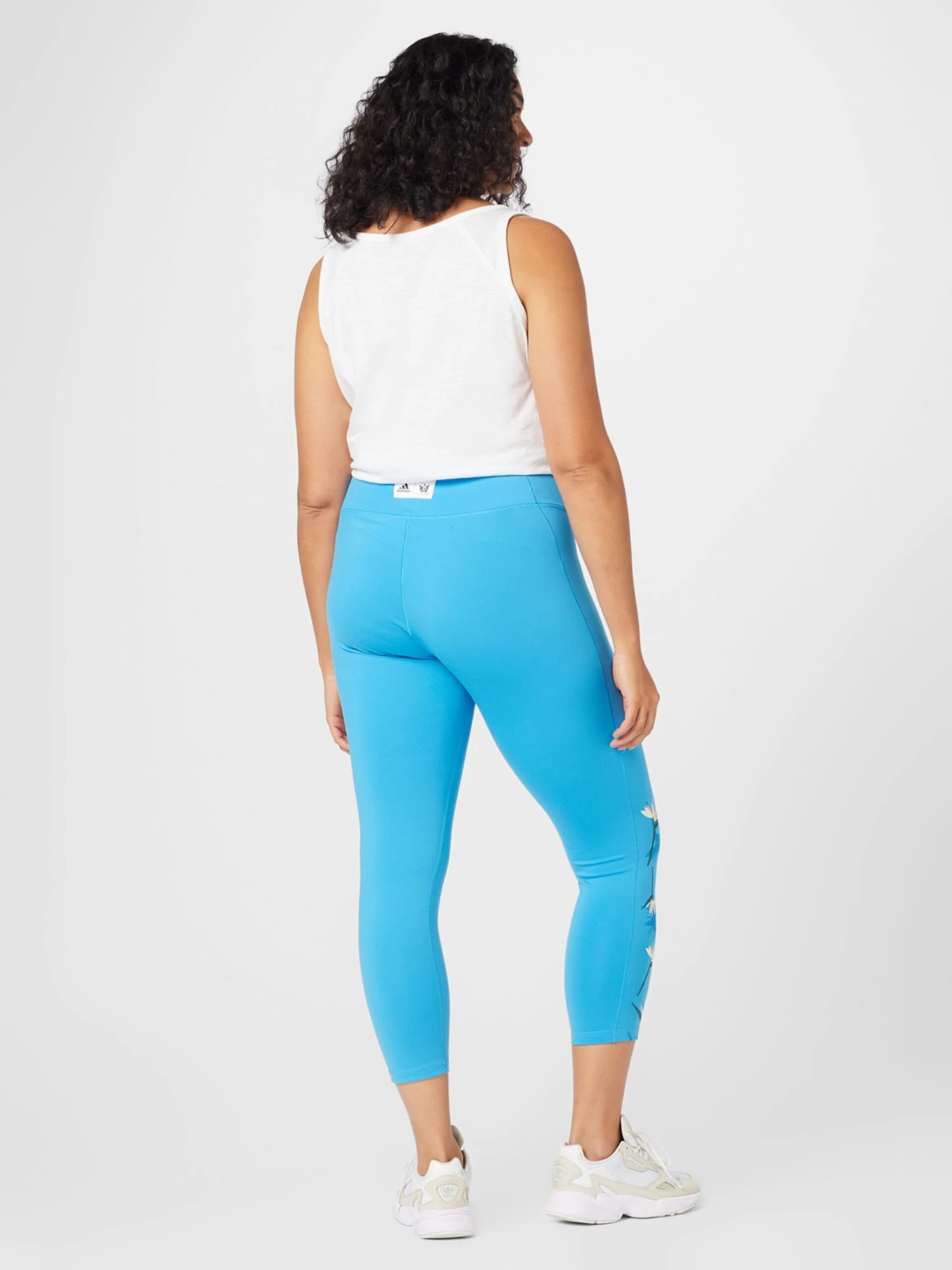 Adidas Sportswear Leggings Skinny Pantalon De Sport THEBE MAGUGU STUDIO Femme Bleu Clair 4 Adidas Sportswear Leggings Skinny Pantalon De Sport THEBE MAGUGU STUDIO Femme Bleu Clair – Image 4