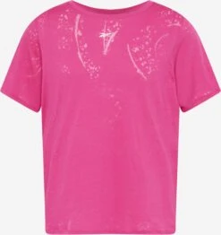 Hauts Pratiques Fonctionnels T-shirt Fonctionnel Burnout Femme Rose / Rose Ancienne