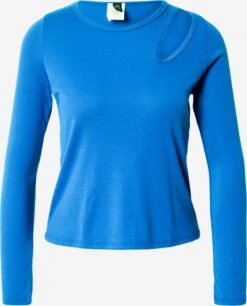 Onzie Hauts à Manches Longues T-shirt Fonctionnel Femme Bleu