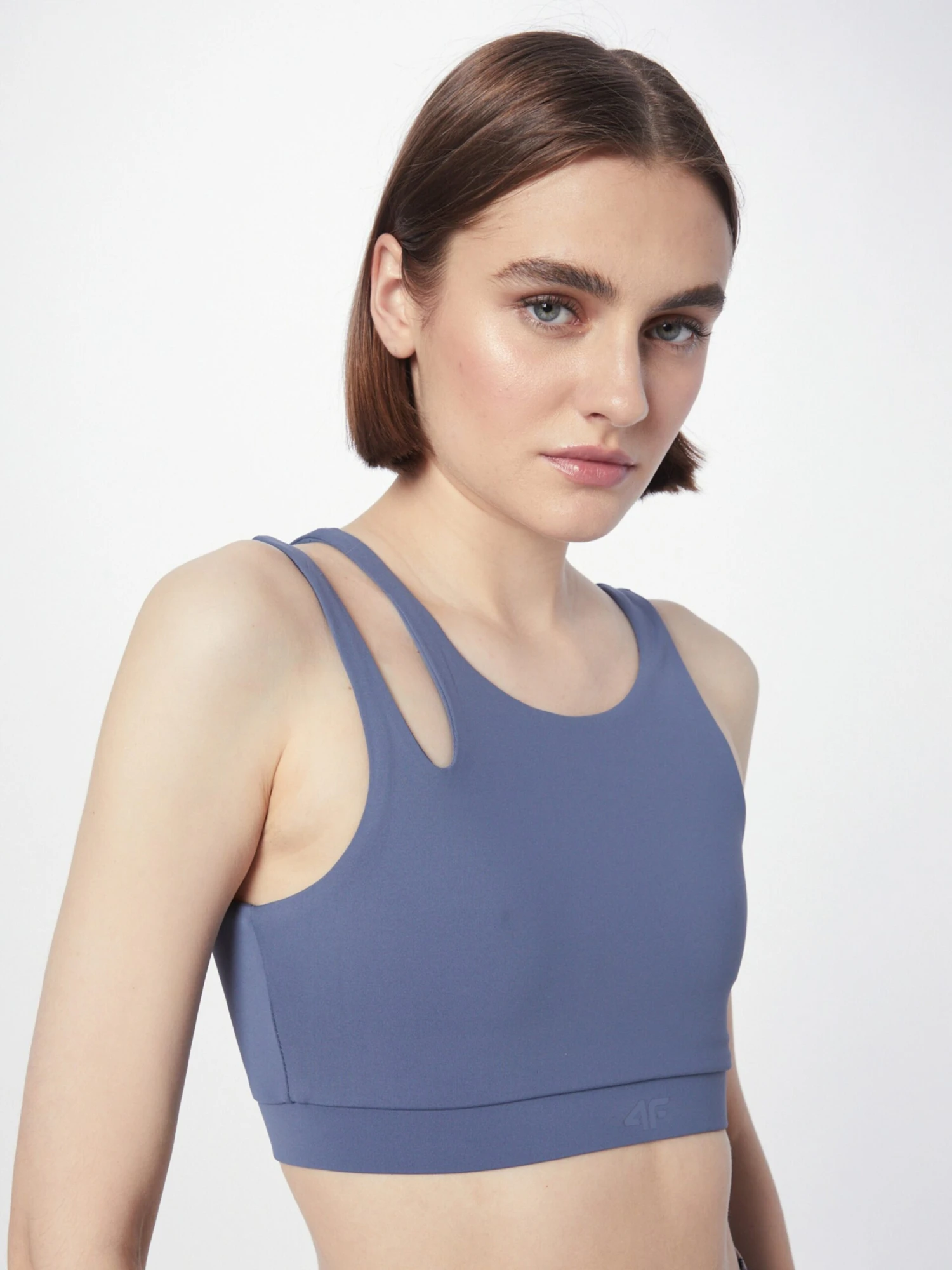 4F Maillots De Sport Haut De Sport Femme Bleu 2 4F Maillots De Sport Haut De Sport Femme Bleu – Image 2