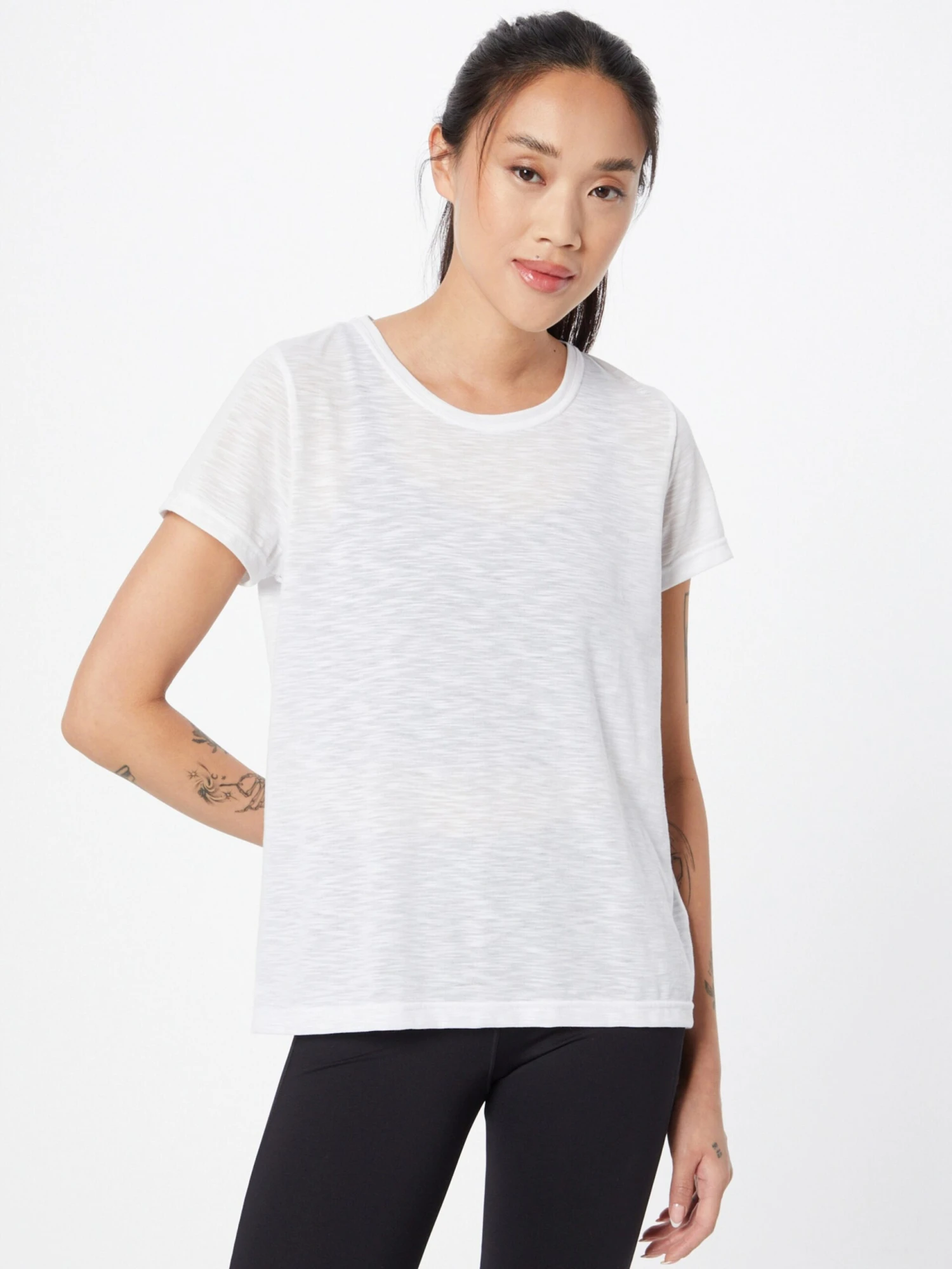 CASALL Hauts Pratiques Fonctionnels T-shirt Fonctionnel Femme Blanc 3 CASALL Hauts Pratiques Fonctionnels T-shirt Fonctionnel Femme Blanc – Image 3
