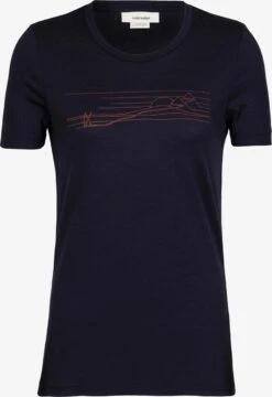 Icebreaker T-Shirts T-shirt Fonctionnel Tech Lite II Femme Bleu Marine