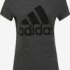Adidas Sportswear Hauts Pratiques Fonctionnels T-shirt Fonctionnel Femme Gris