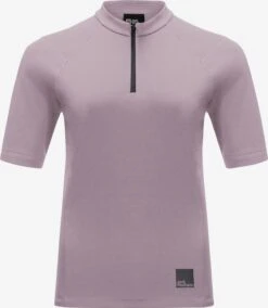 Jack Wolfskin Hauts Pratiques Fonctionnels T-shirt Fonctionnel Femme Mauve