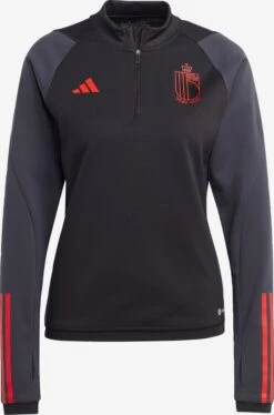 ADIDAS PERFORMANCE Hauts à Manches Longues T-shirt Fonctionnel Belgien Tiro 23 Femme Noir